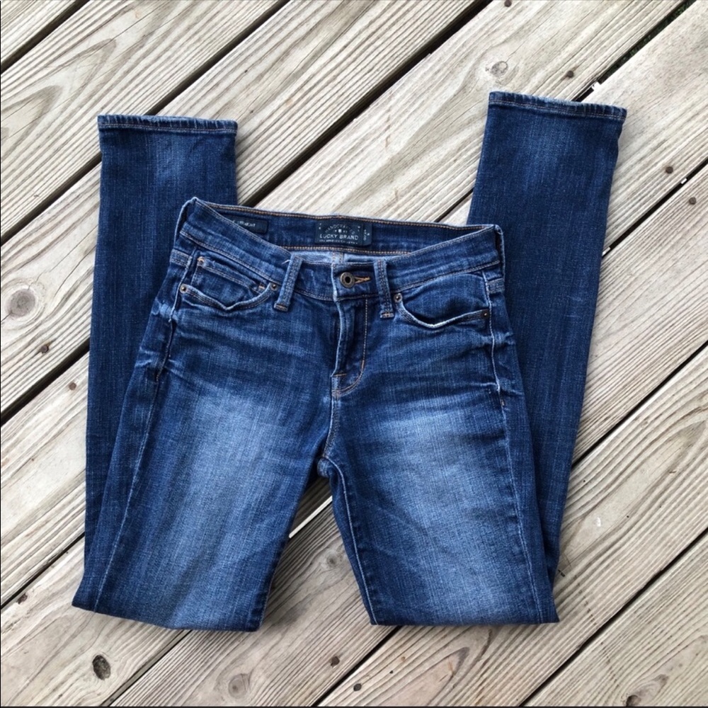 Lucky Brand Straight Blue Jeans Women’s Size 24
